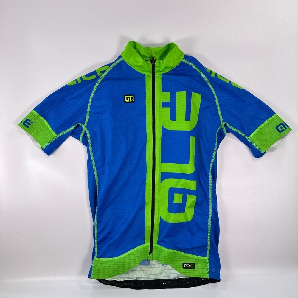 Alé Men’s PRR 2.0 Race Fit Cycling Jersey Medium Blue Green - Picture 2 of 7